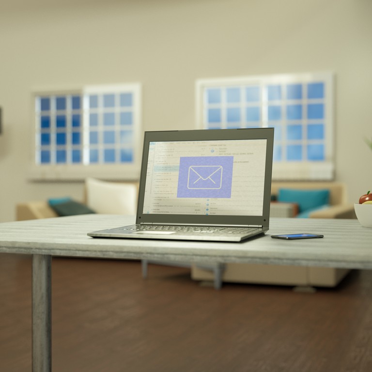 e-mail op computer